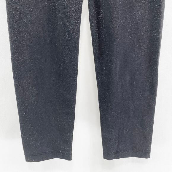 JUMPING BEANS Black Cotton Glitter Speck Toddler Girls Leggings - Picture 4 of 9